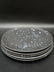 RAW Matte Black Speckled Stoneware Dinnerware Set of 20