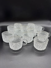 Vintage Iittala Kastehelmi Clear Glass Cups With Handles set of 12