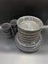 RAW Matte Black Speckled Stoneware Dinnerware Set of 20