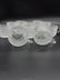 Vintage Iittala Kastehelmi Clear Glass Cups With Handles set of 12